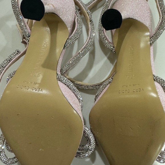 Mach and Mach Glitter Double Crystal Bow Pointed Toe Pump - Picture 9 of 9